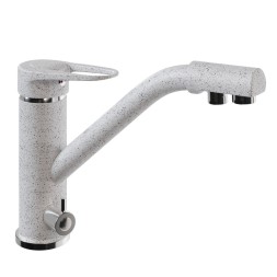 Смеситель для кухни 40к MIXLINE ML-GS05 (310) серый с вых. для питьевого фильтра - 00-00000614