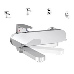 Смеситель для душа Ravak Chrome CR 032.00/150, 150 мм, однорычажный, хром (X070043)