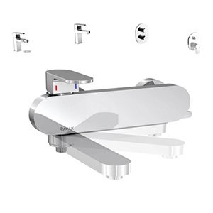 Смеситель для душа Ravak Chrome CR 032.00/150, 150 мм, однорычажный, хром (X070043)