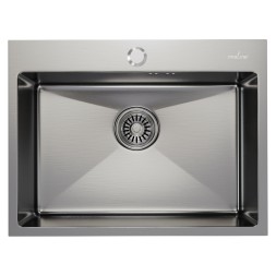 Мойка настол.монтаж 60х45 (3,0) вып 3 1/2  MIXLINE PRO 22см с сифоном (сатин) - 547235