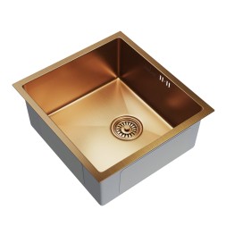 Мойка подст.монтаж 45х42 (3,0) вып 3 1/2  MIXLINE PRO 20см с сифоном (бронза) - 548567 