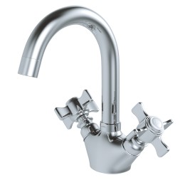 Смеситель для раковины 1/2 кер. MIXLINE ML30-042 &amp;quot;Classic&amp;quot; высокий излив - ML30-042 