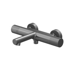 Смеситель для ванны термостат IDDIS DUNGM02i74WA "Duna" без душ. аксессуаров, ГРАФИТ мат. - DUNGM02i74WA