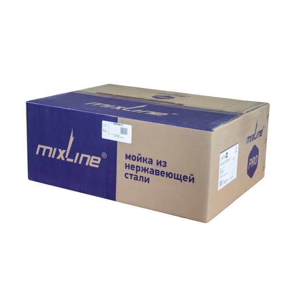 Мойка подст.монтаж 45х42 (3,0) вып 3 1/2  MIXLINE PRO 20см с сифоном (золото) - 548566 