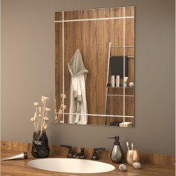 Зеркало MIXLINE &amp;quot;Стронг&amp;quot; 600*800 (ШВ) гравировка - MLZ.Str.6-8 