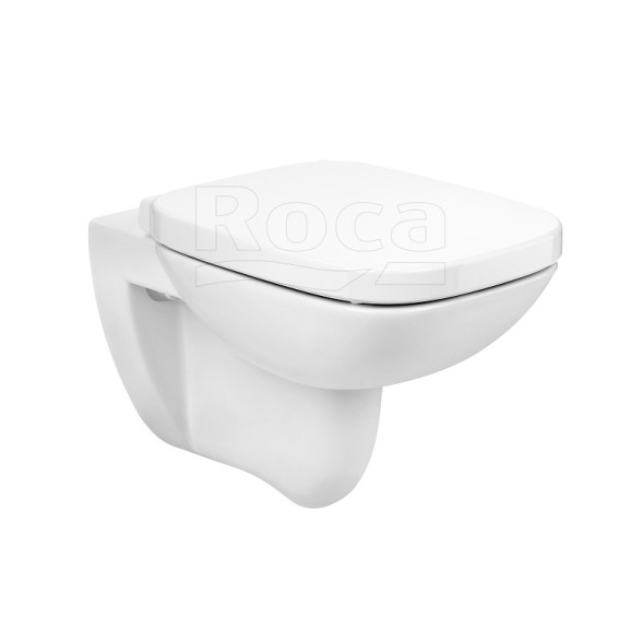 Инсталляция с подвесным унитазом Roca Debba Rimless быстросъемное сиденье микролифт, без клавиши смыва (7.8931.0.497.0)
