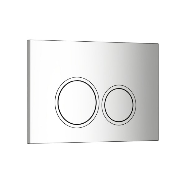 Кнопка смыва WAVE W3 универсальная ХРОМ АБС круглая - 552524 