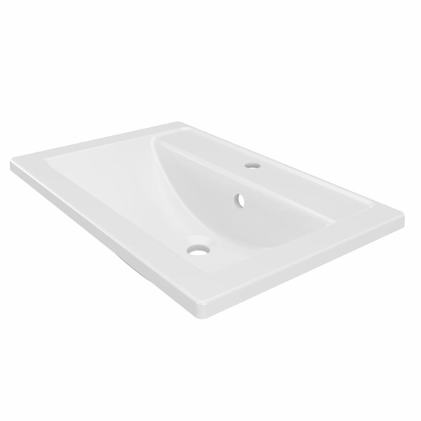 Раковина накладная &amp;quot;МАРГО-70&amp;quot; белая (MIXLINE) - 00-00010639 