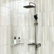 Душевая система 35к MIXLINE ML2409 излив лейка 3 позиции +лейка &amp;quot;Тропический душ&amp;quot; ХРОМ - ML2409 