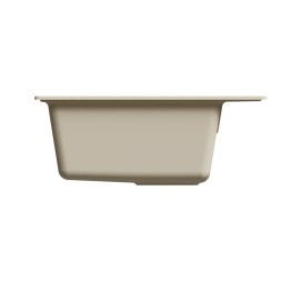 Мойкa ML-GMU04 УЛЬТРА прямоугольная, бежевый камень, 565*495 мм (глуб. чаши 175) - 00-001411 