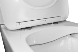 Унитаз-компакт Azario Ferra 365х650х785 напольный, безободковый, с быстросъемным сиденьем микролифт (AZ-1015)