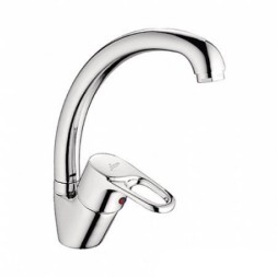 Смеситель для кухни 40к L4150 Ledeme с отв боковая, латунь - L4150