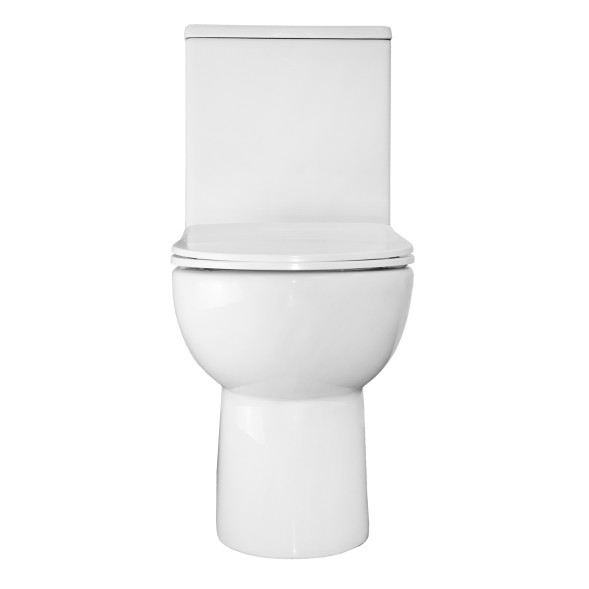 Унитаз-компакт AZARIO Ambra 645x370x815 напольный, безободковый, в комплекте сиденьем микролифт (AZ-848)