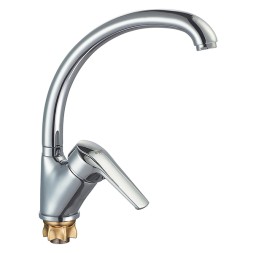 Смеситель для кухни 40к Glauf 9G4-A182 ЛАТ бок. ручка, п/гайку - 9G4-A182