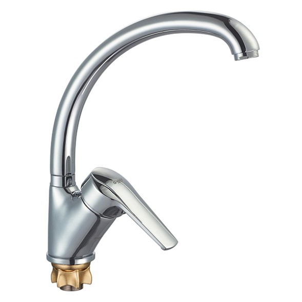 Смеситель для кухни 40к Glauf 9G4-A182 ЛАТ бок. ручка, п/гайку - 9G4-A182 