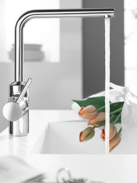 Смеситель для кухонной мойки KLUDI L-INE однорычажный, хром (428140577)