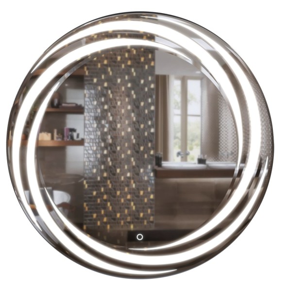 Зеркало MIXLINE &amp;quot;Беатрис&amp;quot; D800 сенсорный выключатель, светодиодная подсветка,с гравировкой - MLZ.Be.8.1.2 