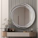 Зеркало MIXLINE &amp;quot;Беатрис&amp;quot; D800 сенсорный выключатель, светодиодная подсветка,с гравировкой - MLZ.Be.8.1.2 