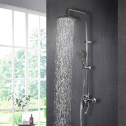 Душевая система 40к ML2416 излив лейка 3 позиции +лейка &amp;quot;Тропический душ&amp;quot; ХРОМ - ML2416 