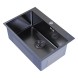Мойка настол.монтаж 65х45 (3,0) вып 3 1/2  MIXLINE PRO 22см с сифоном (черный графит) - 547238 