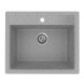 Мойкa ML-GMU04 УЛЬТРА прямоугольная, серый камень, 565*495 мм (глуб. чаши 175) - 00-001412 