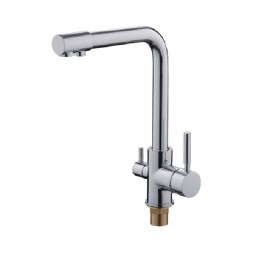 Смеситель для кухни 35к L4055-3 Ledeme с выходом для питьевого фильтра, латунь - L4055-3