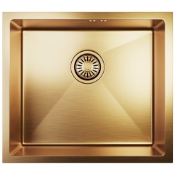 Мойка подст.монтаж 50х44 (3,0) вып 3 1/2  MIXLINE PRO 20см с сифоном (бронза) - 548571 