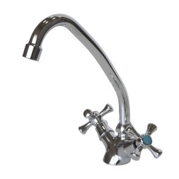 Смеситель для кухни 1/2 кер CN4242 CRON высокий пов. излив, ХРОМ - CN4242