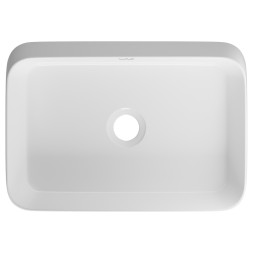 Раковина накладная на столешницу WAVE City 550*390*120 ш*г*в без перелива,белый,прямоуг - 552551