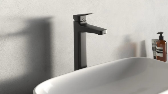 Смеситель для раковины-чаши Ideal Standard Ceraplan Vessel черный (BD236XG)