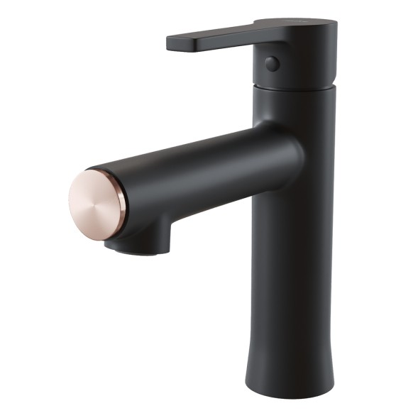 Смеситель для раковины 35k MIXLINE ML23-04 &amp;quot;Round Black&amp;quot; ЧЕРНЫЙ - ML23-04 