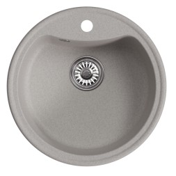 Мойкa ML-GM09 КОМФОРТ круглая, серая (310), 510 мм (глуб. чаши 190) - 00-00009280 