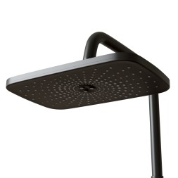 Душевая система 35к MIXLINE ML34-06 &amp;quot;Solo Black&amp;quot; излив лейка 3 поз.+лейка&amp;quot;Тропический душ&amp;quot; ЧЕРНЫЙ - ML34-06 