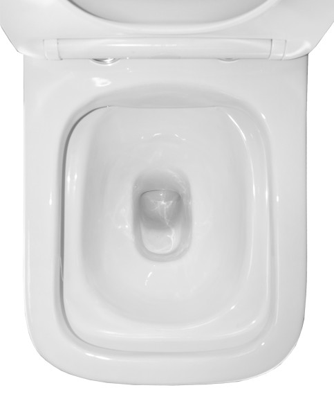 Унитаз-компакт Azario Kashmir 340х650х770 напольный, безободковый, в комплекте с быстросъемным сиденьем микролифт (AZ-9143S)