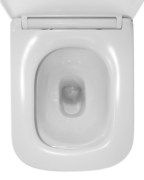 Унитаз-компакт Azario Kashmir 340х650х770 напольный, безободковый, в комплекте с быстросъемным сиденьем микролифт (AZ-9143S)