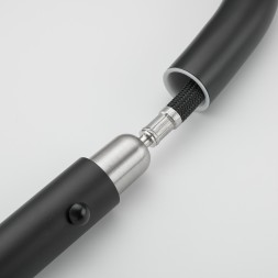 Смеситель для кухни 35к G4398-46 GAPPO нерж. сталь, высокий выдвижной излив, ЧЕРНЫЙ - G4398-46 