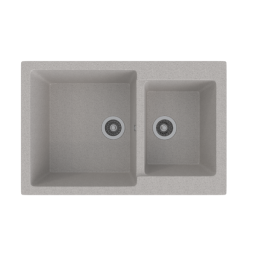 Мойка ML-GMS13 СТАНДАРТ двухчашевая, светло-серый (310), 767*502*190мм - 00-00003522 