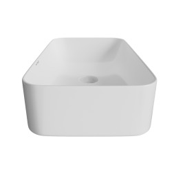 Раковина накладная на столешницу WAVE Promo 605*350*140 ш*г*в без перелива,белый,прямоуг - 552550