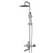 Душевая система 35к MIXLINE MLSS32-06 &amp;quot;Stainless&amp;quot; излив лейка 3 поз.+лейка&amp;quot;Тропический душ&amp;quot; НЕРЖ - MLSS32-06 