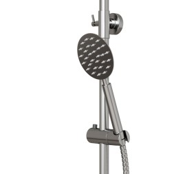 Душевая система 35к MIXLINE MLSS32-06 &amp;quot;Stainless&amp;quot; излив лейка 3 поз.+лейка&amp;quot;Тропический душ&amp;quot; НЕРЖ - MLSS32-06 