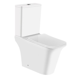 Унитаз-компакт Azario AVERO 660x360х820 напольный, безободковый со смывным механизмом Geberit, бачком и сиденьем микролифт (AZ-1213A-G)