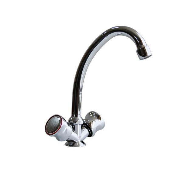 Смеситель для кухни 1/2 рез T.MARKT 041-2003 Восьмерка п\гайку - 041-2003 