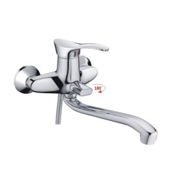 Смеситель для ванны и раковины 40к HB2201 HAIBA див корп L-нос - HB2201 