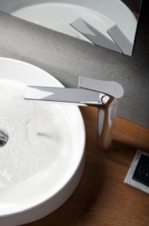 Смеситель для раковины-чаши KLUDI ZENTA SL однорычажный, высота 30 см, хром (482560565)