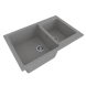 Мойка ML-GMS13 СТАНДАРТ двухчашевая, темно-серый (309), 767*502*190мм - 00-00003530 
