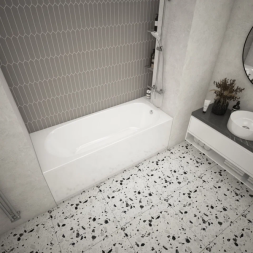 Ванна акриловая 1,5*0,7 "Storm" (каркас+экран) (Метакам_V.One) -