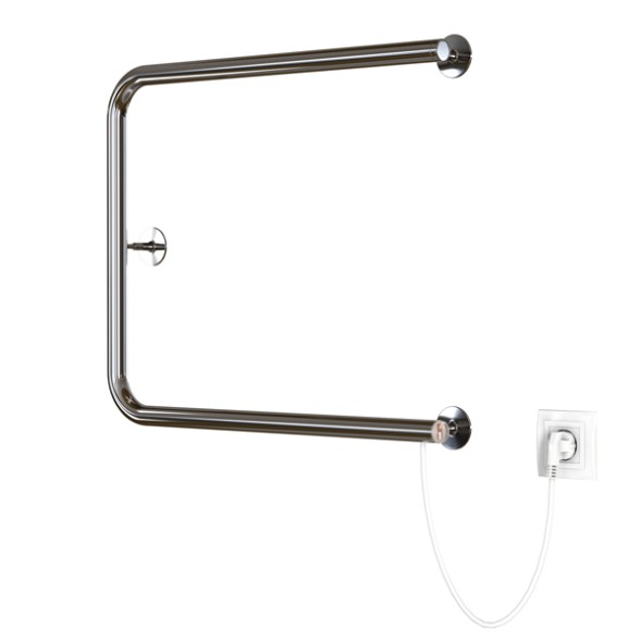 Полотенцесушитель электрический П 50x60 (кнопочный выкл, 153 Вт) ZOX - 541713 