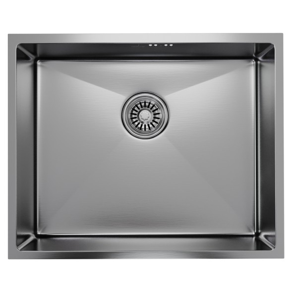 Мойка подст.монтаж 53х43 (3,0) вып 3 1/2  MIXLINE PRO 22см с сифоном (сатин) - 547231 