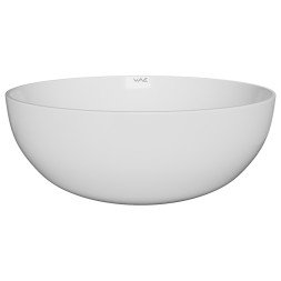 Раковина накладная на столешницу WAVE Round 405*405*140 ш*г*в без перелива,белый,круг - 552545