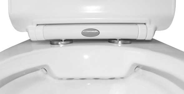 Унитаз-компакт Azario FRETTA ROUND 650х340х770 напольный, безободковый с бачком и сиденьем микролифт (AZ-1217 + AZ-1216)